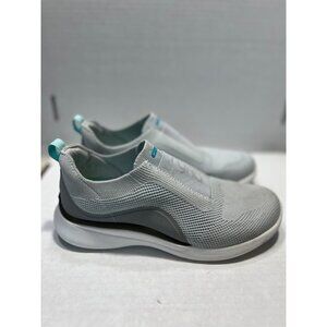 Ryka Womens Slip-On Sneakers Light Gray Size 6 M